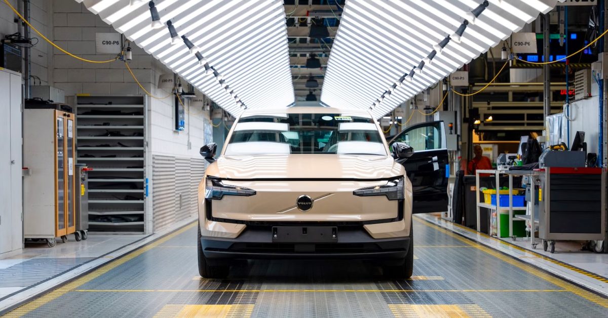 „Volvo Ex30 Ducks“ 147% Tarifo grėsmė Gento gamybos jungikliu