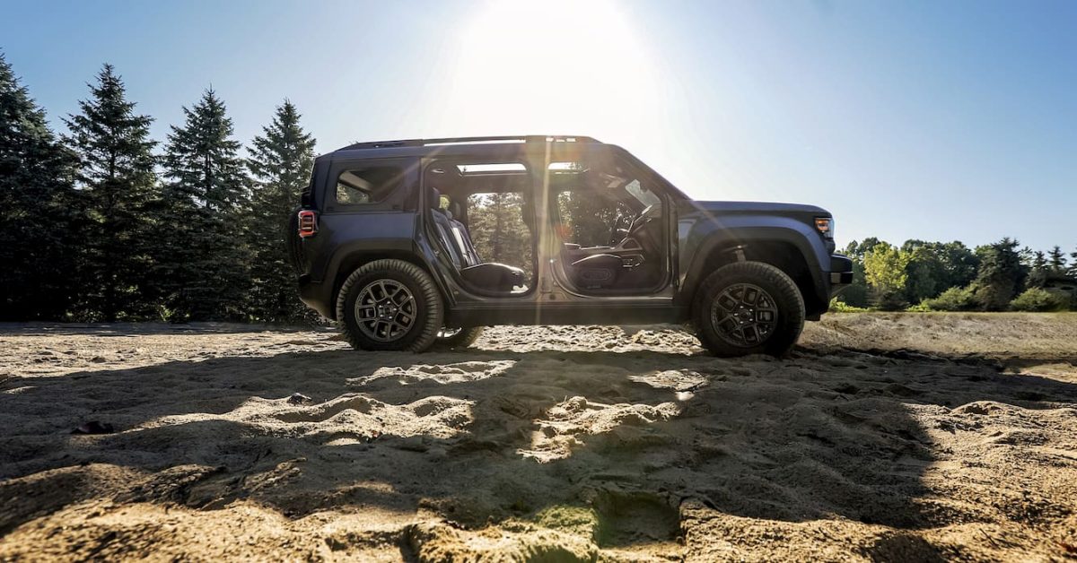 Jeep Recon EV yra žvėriškas visureigis elektrinis visureigis (Vaizdai)