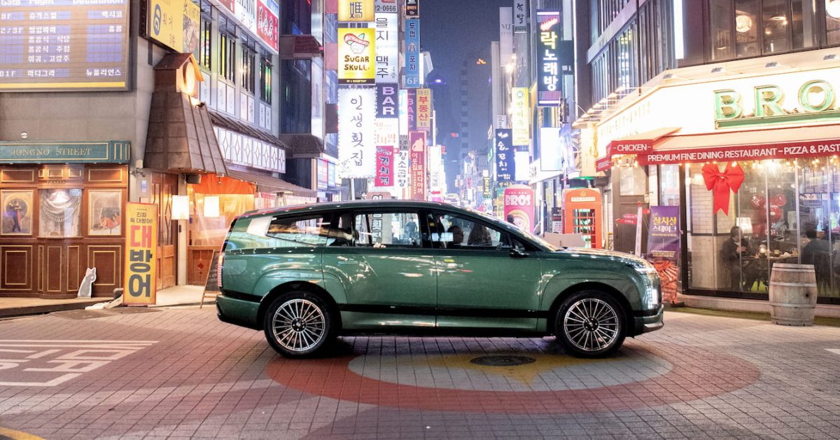 „Hyundai“ trijų eilių elektromobilis yra populiarus Korėjoje