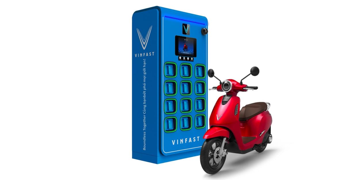 „VinFast“ įrengia 150 000 elektrinių motociklų akumuliatorių keitimo stočių