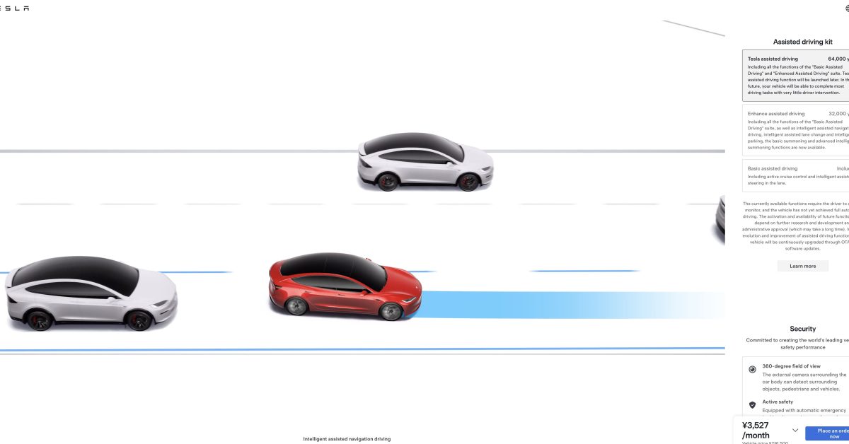 Kinijoje „Tesla“ dabar FSD vadina „Tesla Assisted Driving“.