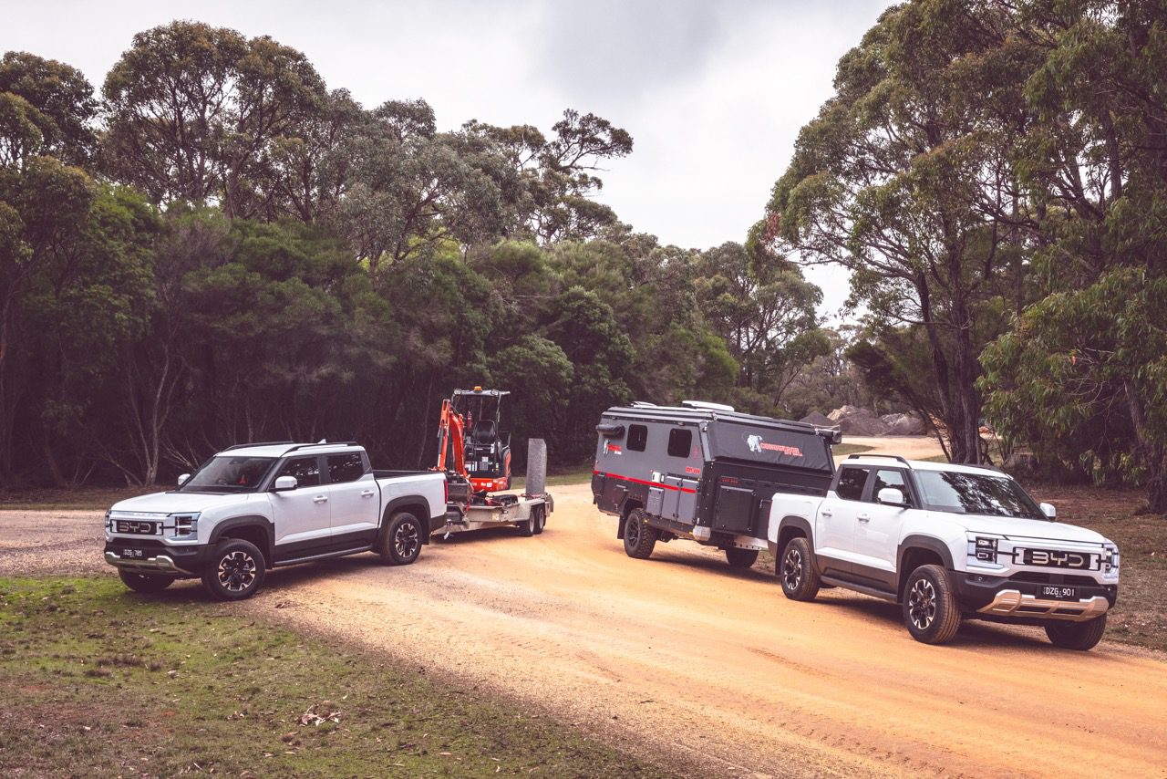 BYD plečia populiarią Shark 6 ute seriją Australijoje, dabar su 3,5 tonos vilkimo